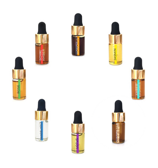 CHAKRA 01-08 COMPLETE SET OF ALL 8 OILS